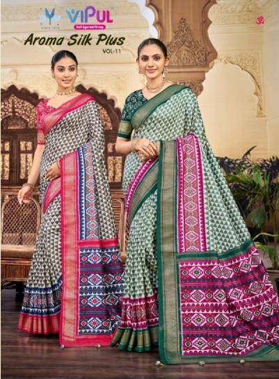 Vipul aroma silk plus-11 Saree manufacturers in india